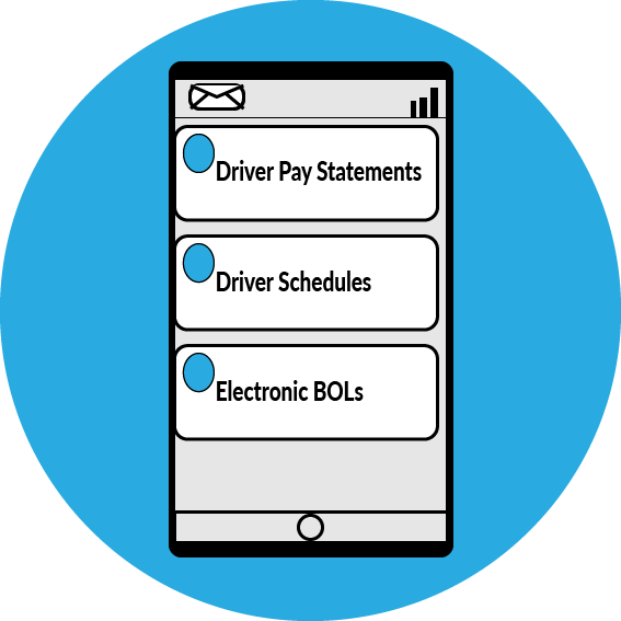 electronic BOLs ticketing reporting driver pay statements